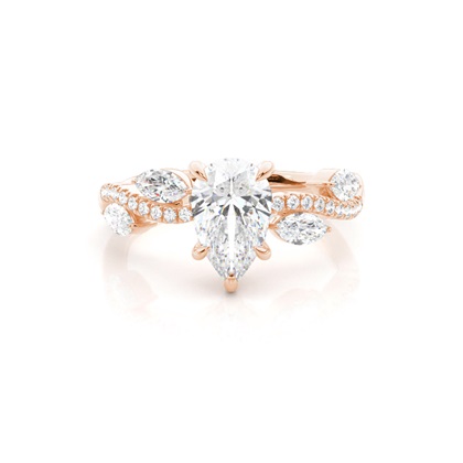 Pear Shaped Diamond Engagement Rings