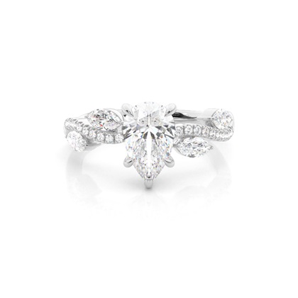White Gold Diamond Engagement Rings