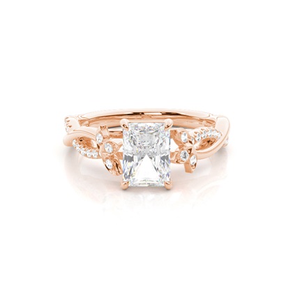 Rose Gold Diamond Engagement Rings