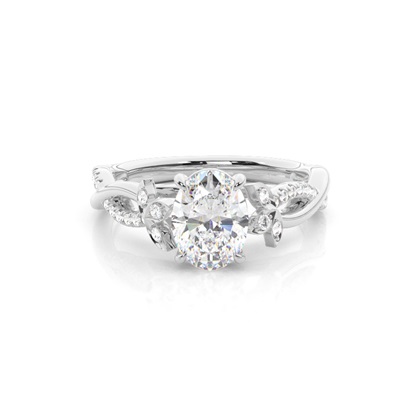 Oval Cut Diamond Rings