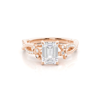 Emerald Cut Diamond Engagement Rings