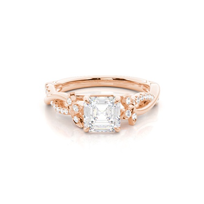 Rose Gold Diamond Engagement Rings