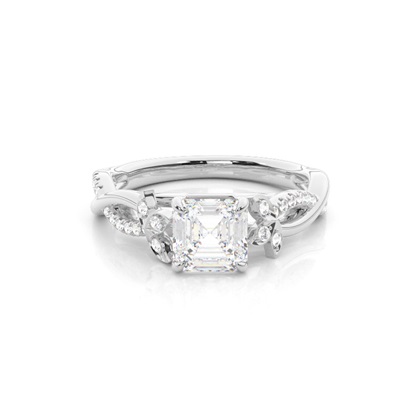 Asscher Diamond Rings