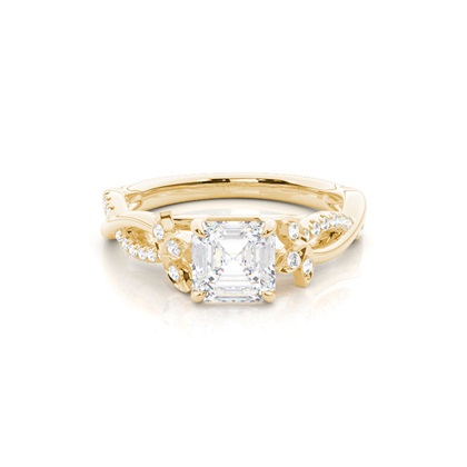 Asscher Diamond Rings