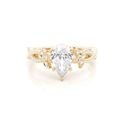 Pear Shaped Diamond Engagement Rings