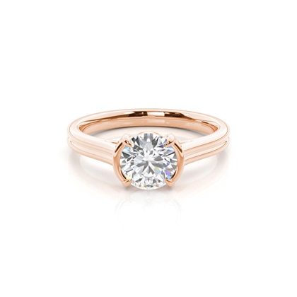 Rose Gold Diamond Engagement Rings