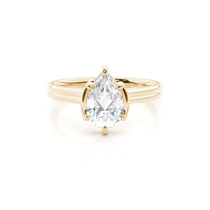 Pear Shaped Diamond Engagement Rings