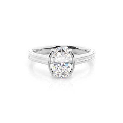 Oval Cut Diamond Rings