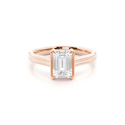 Emerald Cut Diamond Engagement Rings