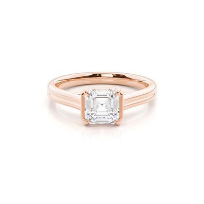 Rose Gold Diamond Engagement Rings