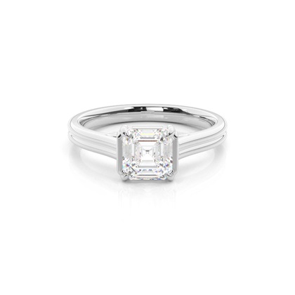 Asscher Diamond Rings