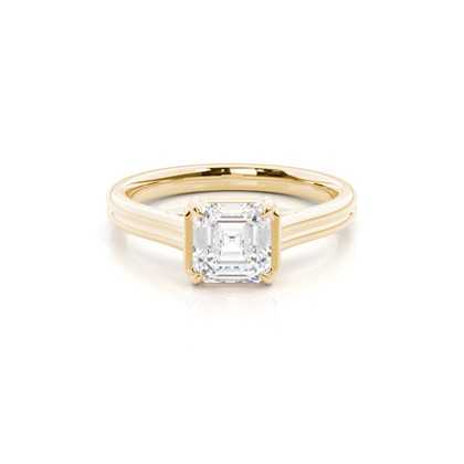 Asscher Diamond Rings