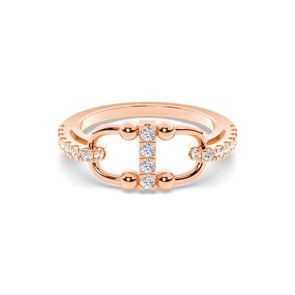 Interlink Diamond Ring (Large)