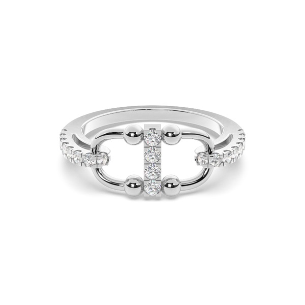 Interlink Diamond Ring (Large)