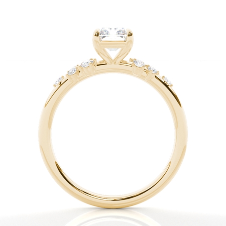 Radiant Yellow Gold Engagement Rings