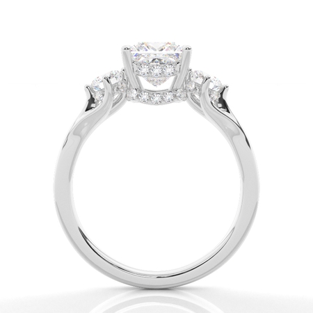 Prinzessin Platin Trilogie Verlobungsringe