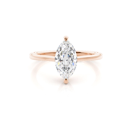 Layered Hidden Halo Diamond Accent Engagement Ring