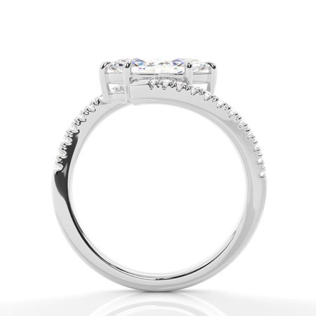 Marquise Side Stone Diamond Rings