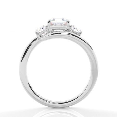 1.00 Carat Weißgold Trilogie Ringe