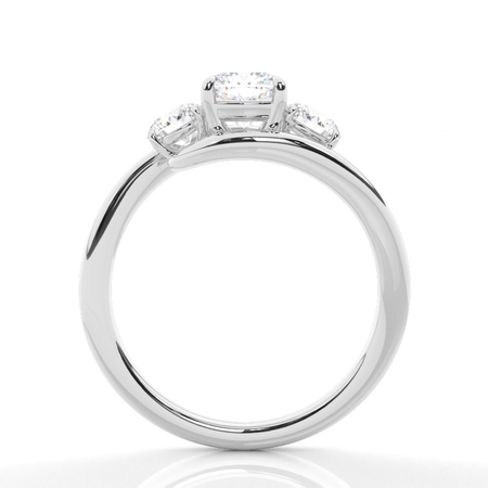 Kissen Platin Trilogie Verlobungsringe