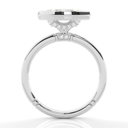 Marquise Side Stone Diamond Rings