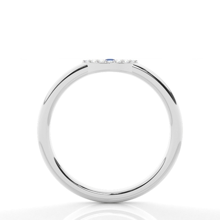 Zarter Evil-Eye-Ring für den Alltag