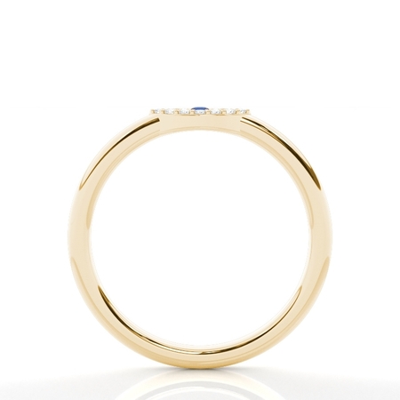 Zarter Evil-Eye-Ring für den Alltag