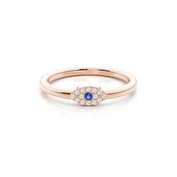 Evil Eye Delicate Everyday Ring