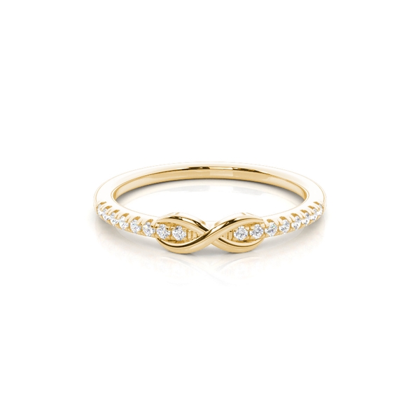 Delicate Diamond Infinity Ring