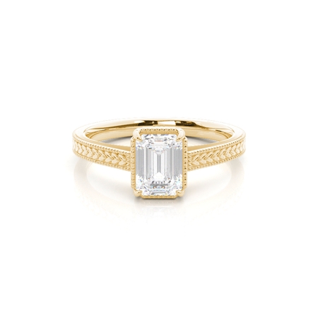 Vintage Verlobungsring mit Solitär-Diamant