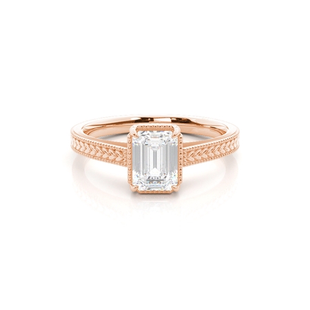 Vintage Verlobungsring mit Solitär-Diamant
