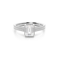 Vintage Solitaire Diamond Engagement Ring