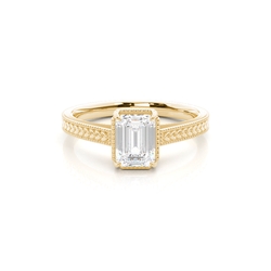 Vintage Verlobungsring mit Solitär-Diamant