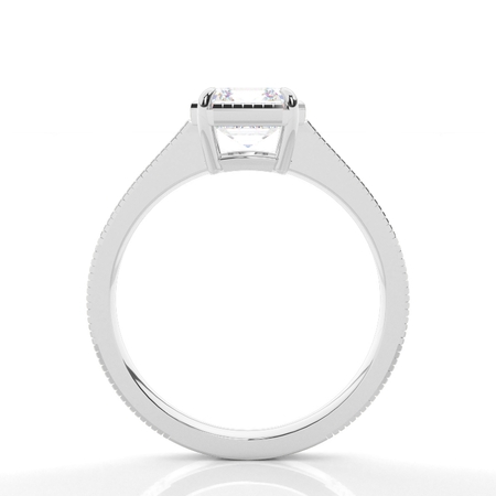 Vintage Verlobungsring mit Solitär-Diamant