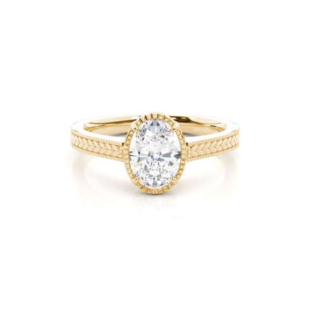 Vintage Verlobungsring mit Solitär-Diamant