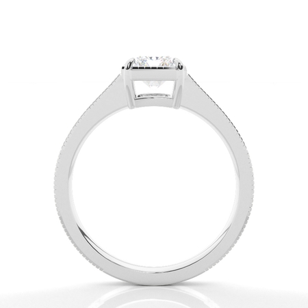 Vintage Verlobungsring mit Solitär-Diamant