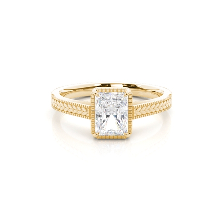 Vintage Verlobungsring mit Solitär-Diamant
