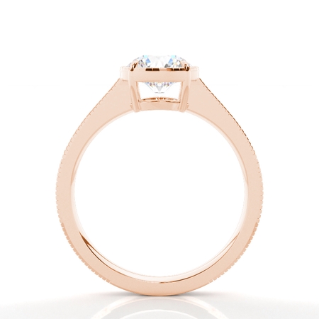 Vintage Verlobungsring mit Solitär-Diamant