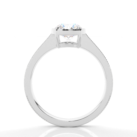 Vintage Solitaire Diamond Engagement Ring