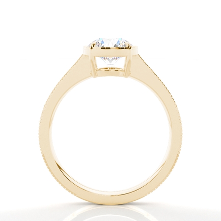 Vintage Verlobungsring mit Solitär-Diamant