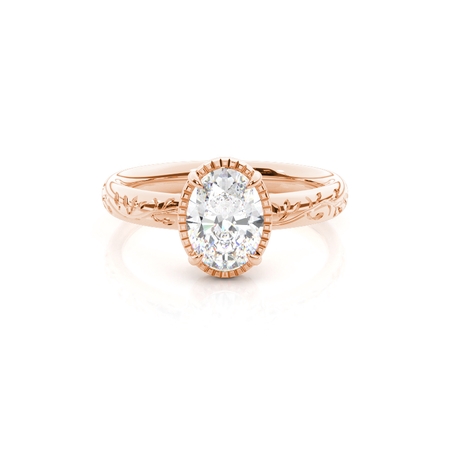 Vintage Verlobungsring mit Solitär-Diamant