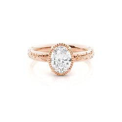 Vintage Verlobungsring mit Solitär-Diamant
