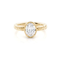 Vintage Verlobungsring mit Solitär-Diamant