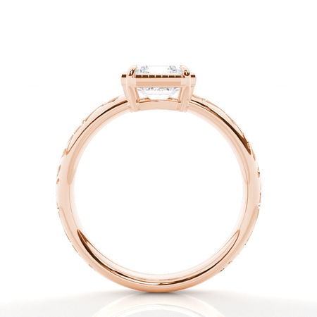 Vintage Verlobungsring mit Solitär-Diamant