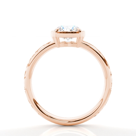 Vintage Verlobungsring mit Solitär-Diamant