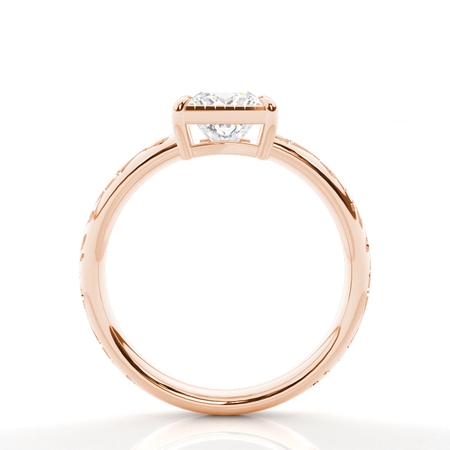 Vintage Verlobungsring mit Solitär-Diamant