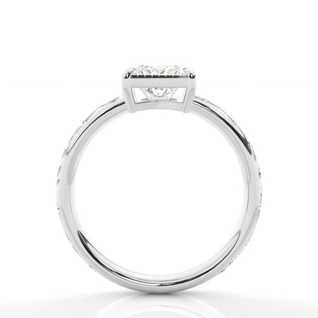 Vintage Verlobungsring mit Solitär-Diamant