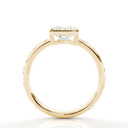 Vintage Verlobungsring mit Solitär-Diamant