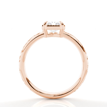 Vintage Verlobungsring mit Solitär-Diamant