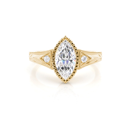 Vintage Verlobungsring mit Diamant